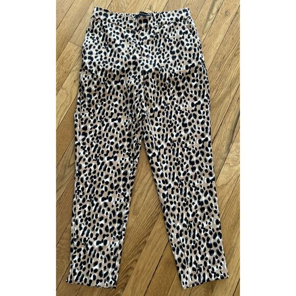 Banana Republic Pants - womens BANANA REPUBLIC animal print HAYDEN pants sz 2P 2 petite *B6